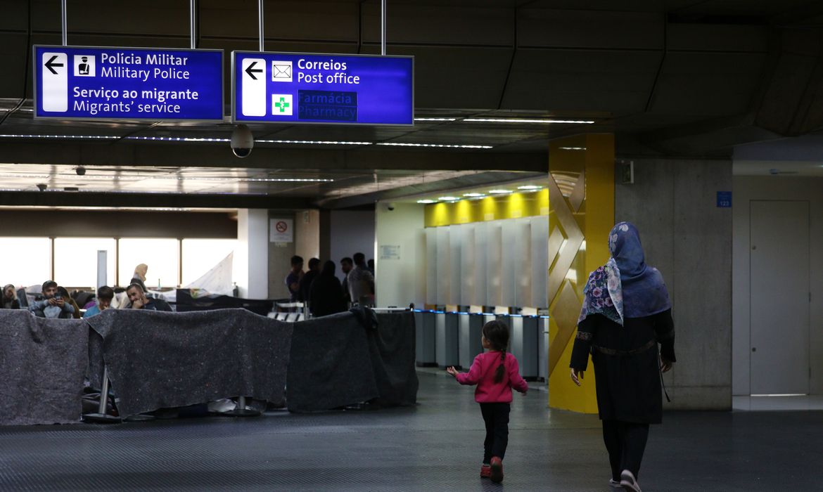 Refugiados Afegãos no Aeroporto de Guarulhos