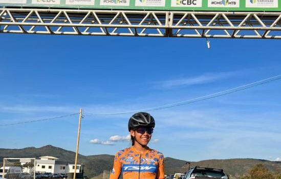 Anna Vitória Vieira vice-campeã brasileira de Ciclismo Cross Country