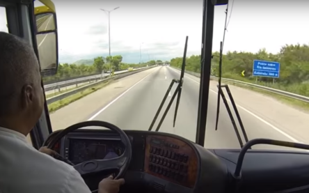 motorista de ônibus intermunicipal