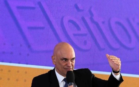 O presidente do Tribunal Superior Eleitoral, alexandre de morais