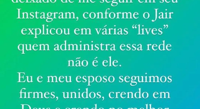 Michelle Bolsonaro_ Foto Instagram