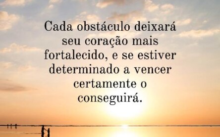 Confie, lute e nunca desista