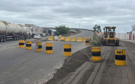 Alça viaduto cidade nova é interditado