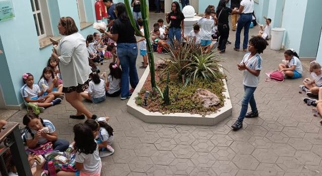 Estudantes visitam a Câmara de Vereadores