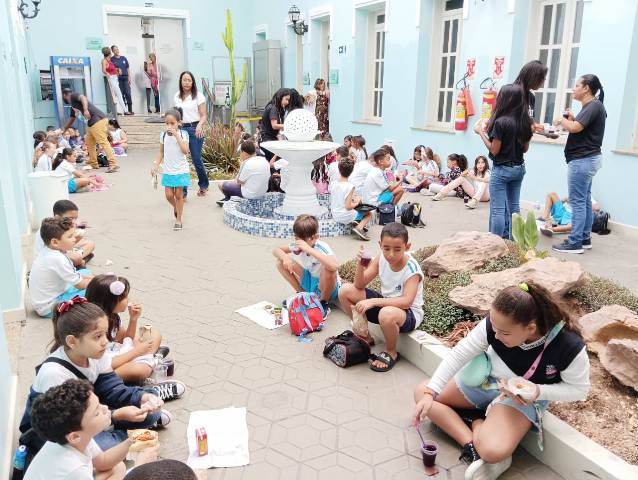 Estudantes visitam a Câmara de Vereadores