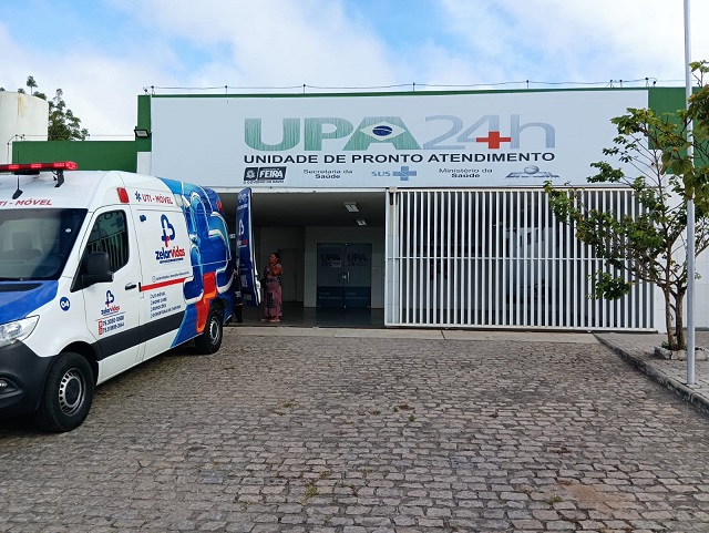 Unidade de Pronto Atendimento do bairro Queimadinha, em Feira de Santana. (Foto: Paulo José/ Acorda Cidade)