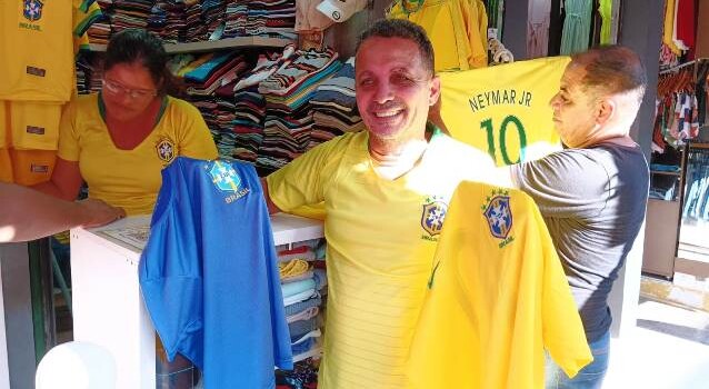 venda de camisas seleção brasileira