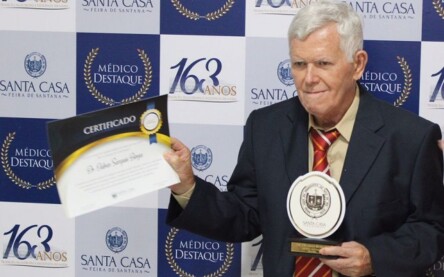 Médico Outran Borges, ex-provedor da Santa Casa de Feira, faleceu na manhã deste sábado (19)
