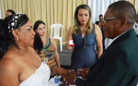 Casamento coletivo 2022 promovido pela prefeitura através da Sedeso.