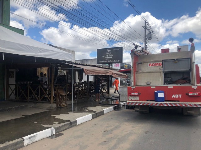 Incêndio em restaurante