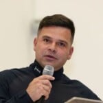 O diretor-geral da Polícia Rodoviária Federal (PRF), Silvinei Vasques, discursa em evento da Polícia Rodoviária Federal (PRF) que apresentou as realizações e investimentos da instituição nas diversas áreas em que atua.