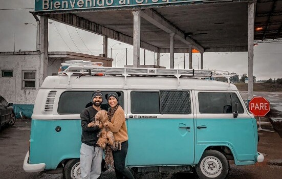 Casal retorna à Feira após conhecer 6 estados brasileiros e 4 países em uma Kombi (Foto: Arquivo Pessoal)