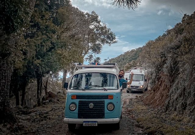 Casal retorna à Feira após conhecer 6 estados brasileiros e 4 países em uma Kombi (Foto: Arquivo Pessoal)