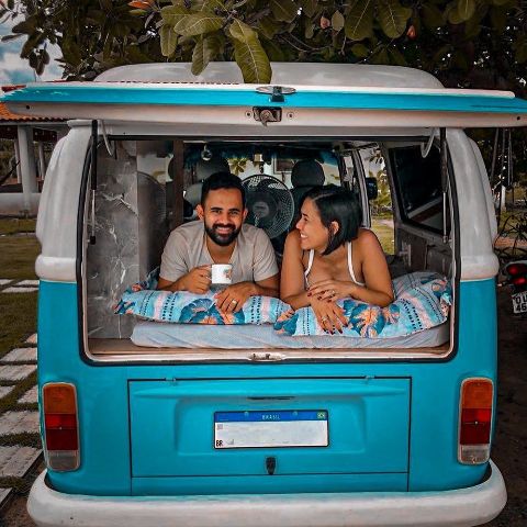 Casal retorna à Feira após conhecer 6 estados brasileiros e 4 países em uma Kombi (Foto: Arquivo Pessoal)