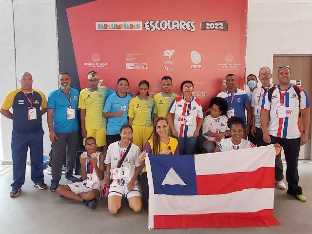 Delegação da Bahia ganha 10 medalhas na etapa nacional das Paralimpíadas Escolares 2022