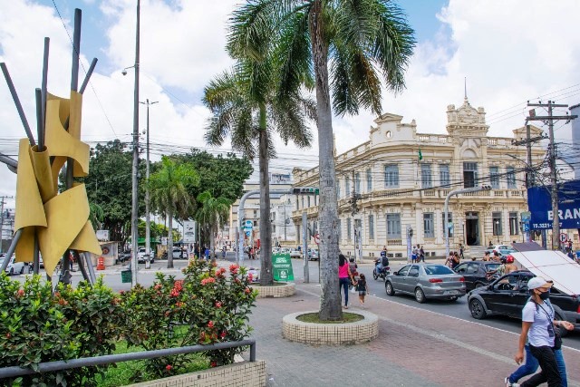 Centro da cidade, centro comercial de feira de santana