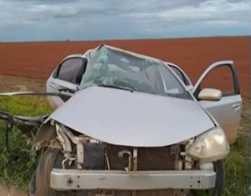 Oeste da Bahia: batida entre dois carros deixa um morto e três feridos