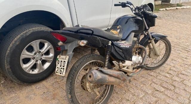 motocicleta roubada