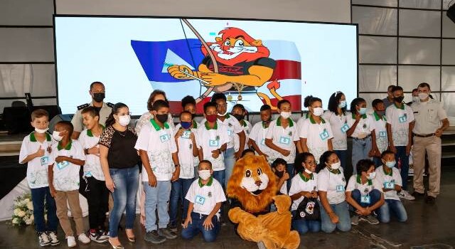 Formatura Proerd na área de atuação da 66° CIPM