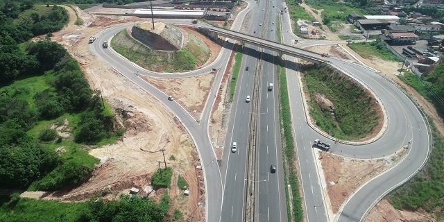 Foto: Reprodução/Viabahia | Viaduto de Simões Filho