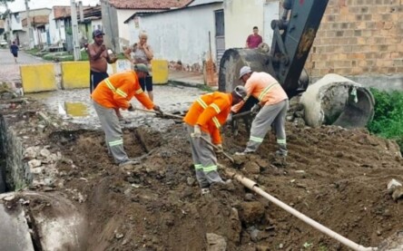 Rua Paracatu passa por obras de drenagem para dar fim a alagamentos_ Foto Divulgação Soma