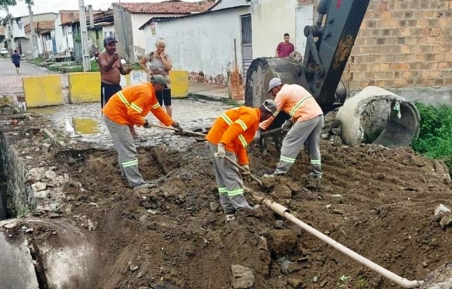 Rua Paracatu passa por obras de drenagem para dar fim a alagamentos_ Foto Divulgação Soma