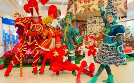 programação de natal no shopping