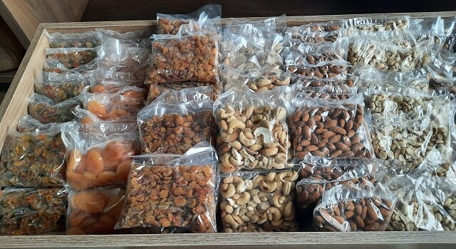 frutas secas e castanhas oleaginosas 