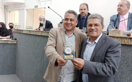 Vereador Juarandy Carvalho e o radialista Beto Moreno