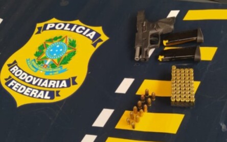 PRF apreende arma e munições em Barreiras