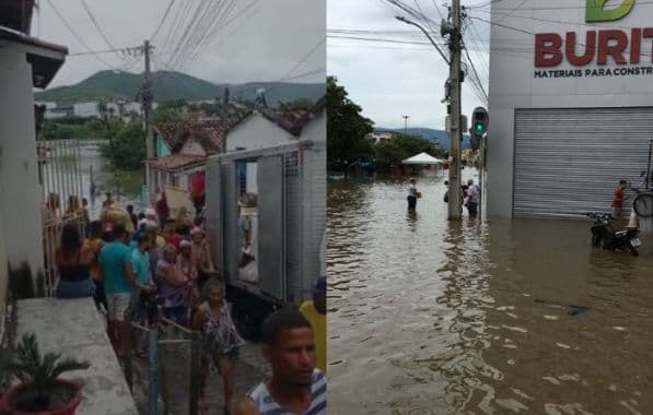 Chuvas alagam Centro de Abastecimento em Jequié