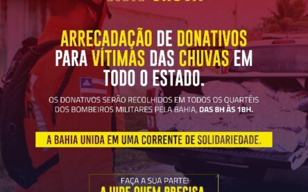 Foto: Divulgação/ Corpo de Bombeiros da Bahia