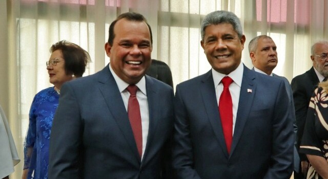 Vice-governador e governador Geraldo Júnior e Jerônimo Rodrigues