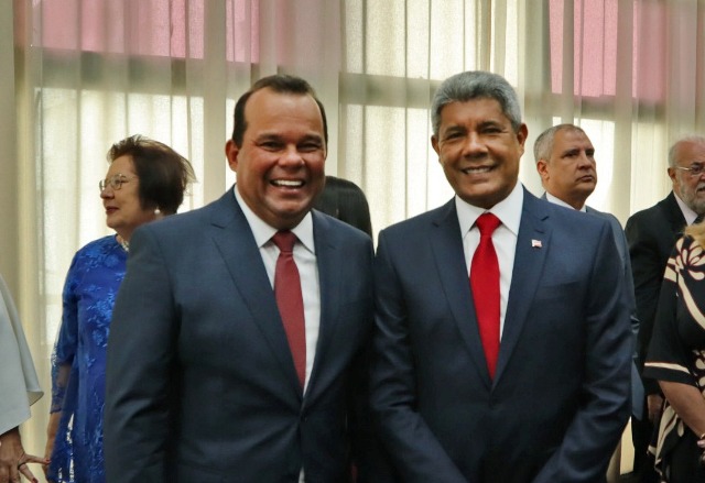 Vice-governador e governador Geraldo Júnior e Jerônimo Rodrigues