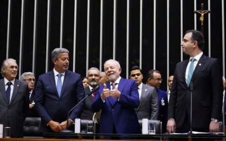  Cerimônia de posse do presidente da República, Luiz Inácio Lula da Silva | Foto: Pablo Valadares/Câmara dos Deputados