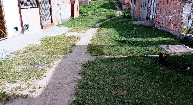 Rua sem pavimentação no bairro Gabriela II
