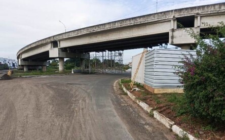 Obras viaduto da Cidade Nova_ Foto Paulo José Acorda Cidade