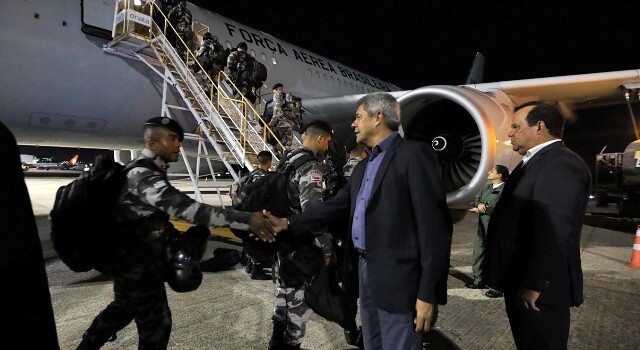 Governo da Bahia envia 70 policiais militares para reforçar a segurança no Distrito Federal