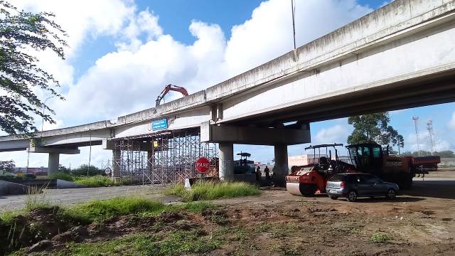 Obras Viaduto da Cidade Nova_ Foto Ed Santos_Acorda Cidade