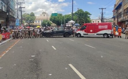 Suspeita de bomba é descartada no Largo da Calçada