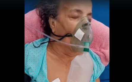Idosa de 76 anos com edema_ Maria Amélia Freitas da Silva_ Foto Arquivo Pessoal