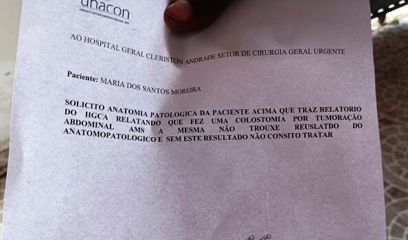 Paciente aguarda há mais de 6 meses para fazer biópsia_ Foto Paulo José_Acorda Cidade (1)