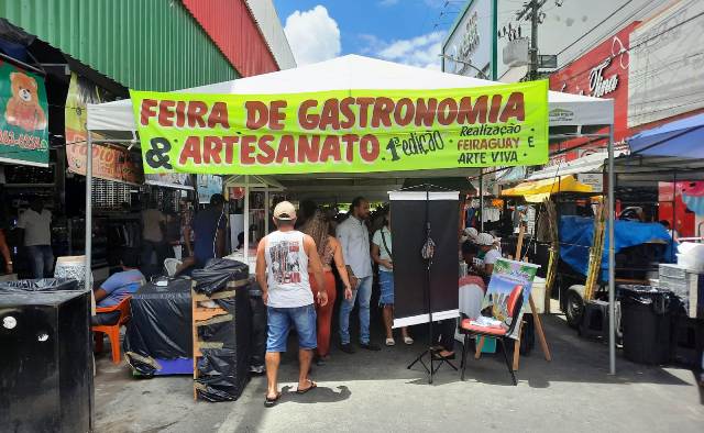 1º Feira de Gastronomia e Artesanato no Feiraguay_Foto Ney Silva/ Acorda Cidade