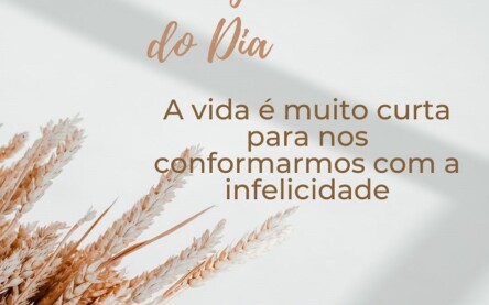Se a vida pede mudanças, encare sem medo! Se a vida pede mudanças, encare sem medo!
