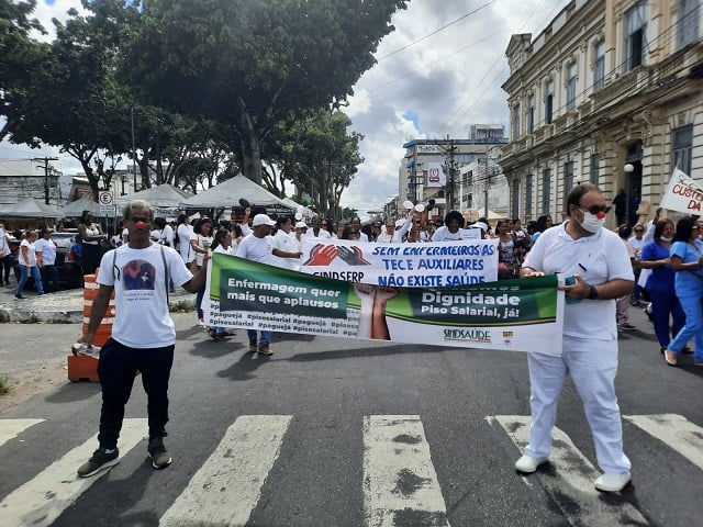 Manifestação em Feira de Santana