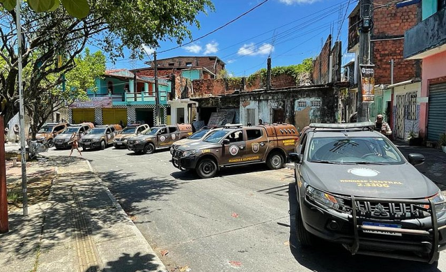 Policiamento no Tancredo Neves_ Foto SSP