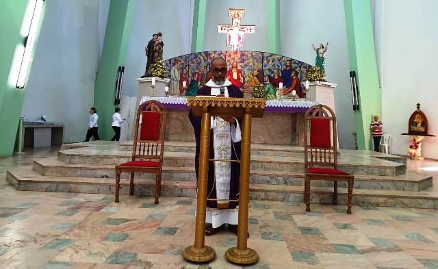 Missa Paróquia Santo Antônio dos Capuchinhos_ Quaresma_ Foto Paulo José_Acorda Cidade