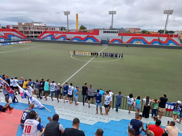 Bahia de Feira vence Jacobinense por 3 a 0 na Arena Cajueiro