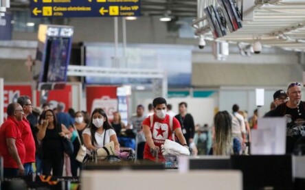 máscara, aeroporto