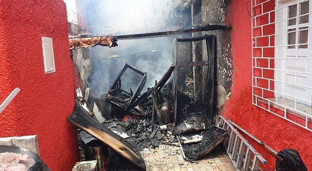 Incêndio no Tomba